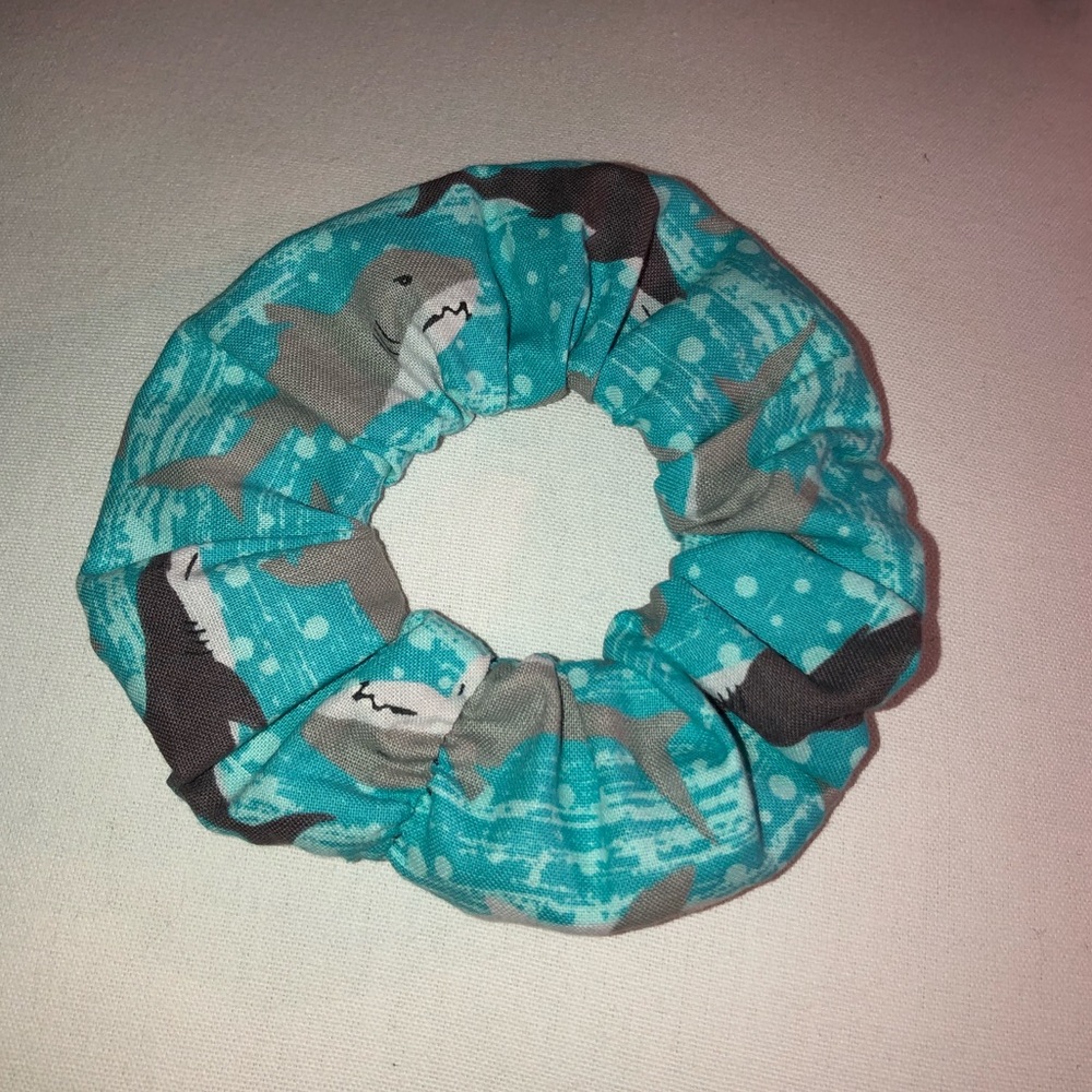 Handmade Shark Scrunchie🦈✨